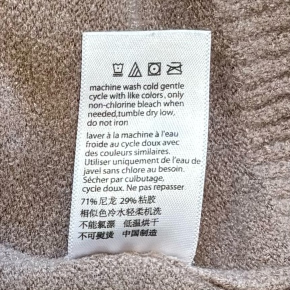 BAREFOOT DREAMS Cozychic Ultra Light Long Sleeve Sweater Mauve Small - Picture 6 of 9